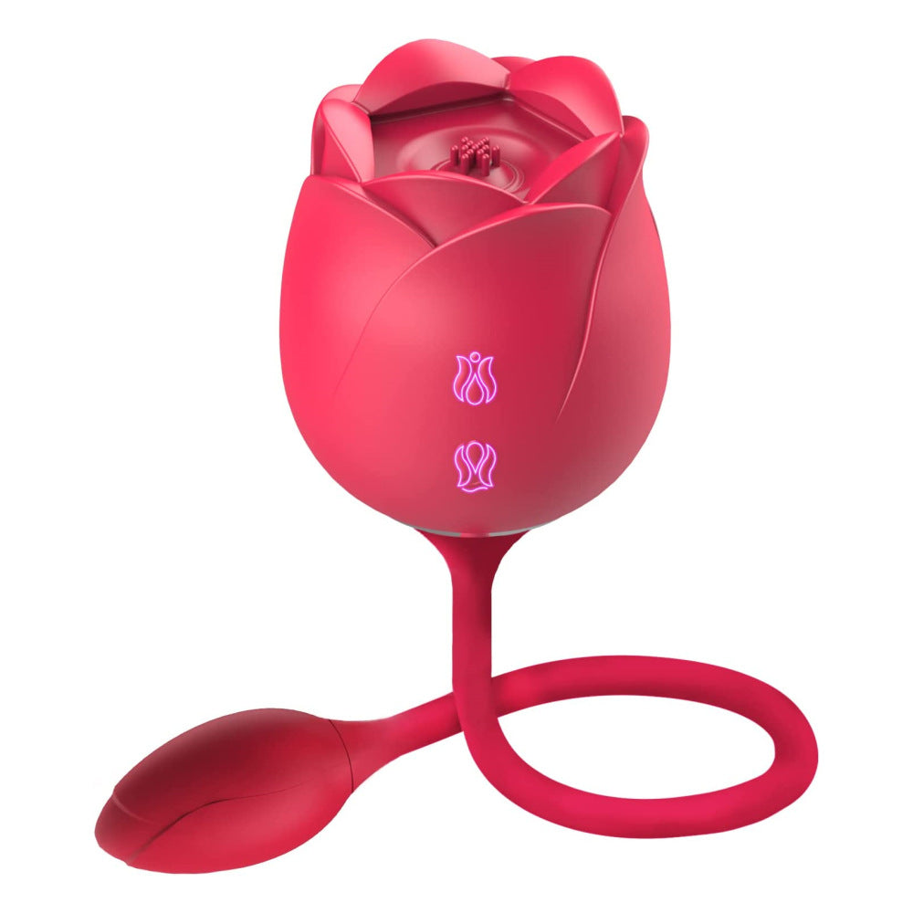 Female Rose Vibrator Clitoris G-Spot Stimulator Adult Toys for Woman