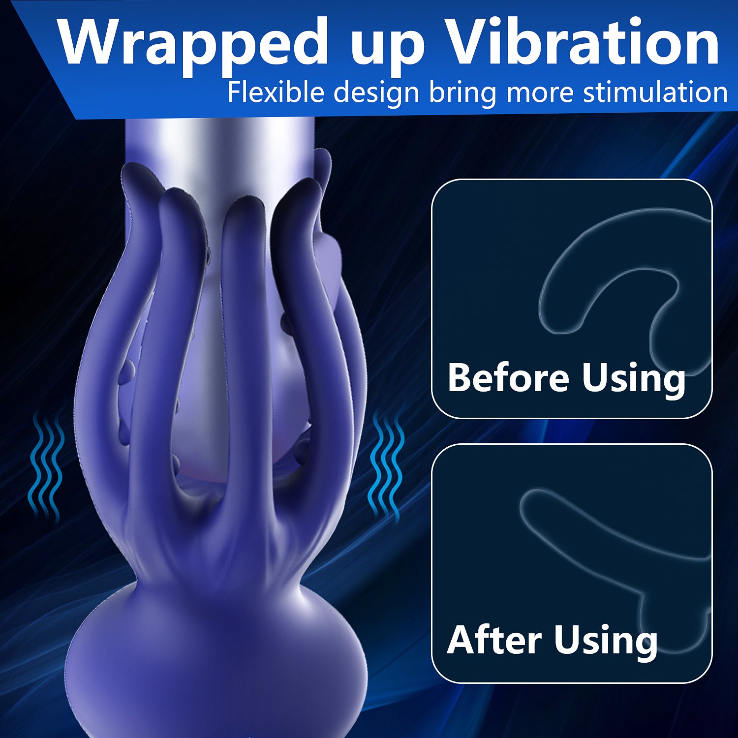 Penis Vibrator Male Trainer  Masturbator Adult Toys with 10 Powerful Vibration