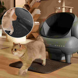 Neakasa M1 Oben offene Katzenklo selbstreinigend Katzentoilette XXL, Geruchsfreie, Hygienisch, App-Steuerung, Große Fassungsvermögen, mit Katzenstreu Matte, Cat Litter Box mit für mehrere Katzen