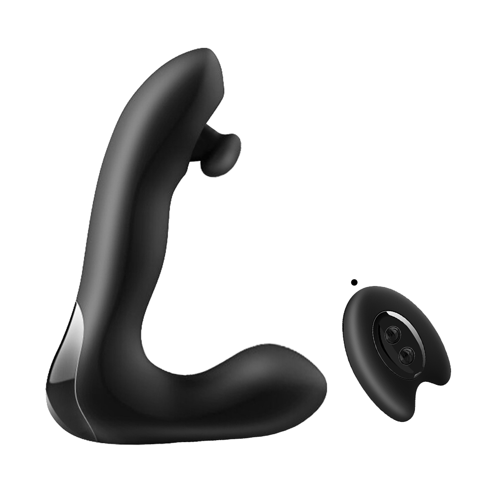 Remote Male Prostate Massager Horse Anal Vibrator with 10 Flapping & 10 Vibrating Modes