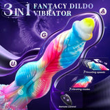 Plus Size Thick Monster Dildo Vibrator 10.2 inch Remote G-Spot Stimulation Sex Toy for Woman Adult Toys