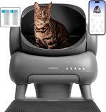 Neakasa M1 Oben offene Katzenklo selbstreinigend Katzentoilette XXL, Geruchsfreie, Hygienisch, App-Steuerung, Große Fassungsvermögen, mit Katzenstreu Matte, Cat Litter Box mit für mehrere Katzen
