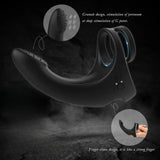 Male Anal Vibrator with Cock Ring Remote Vibrating Prostate Massager Sex Toys for Man