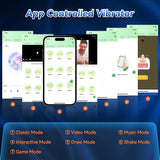 Penis Vibrator APP Control Glans Trainer with Penis Rings Adult Sex Toy for Man