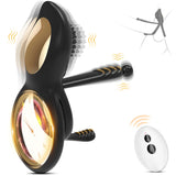 Male Penis Vibrator Remote Control 10 Frequency Vibrating Cock Ring Sex Toy for Men & Couples