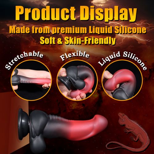 Monster Dildo Realistic Dragon Dildos 7.4 Inch Silicone Anal Plug Adult Sex Toy for Beginners