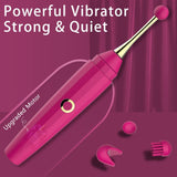 Secret Pen Vibrator Nipple Clitoral Vibrators with 10 Powerful Vibrations Adult Sex Toys