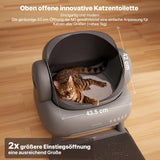 Neakasa M1 Oben offene Katzenklo selbstreinigend Katzentoilette XXL, Geruchsfreie, Hygienisch, App-Steuerung, Große Fassungsvermögen, mit Katzenstreu Matte, Cat Litter Box mit für mehrere Katzen