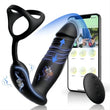 Vibrating Male Prostate Massager with Penis Ring App & Remote Control Anal Vibrator Butt Plug Sex Toys