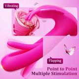 Wearable Butterfly Vibrator Remote Control 9 Vibration & 9 Flapping Modes G-Spot Vibrators