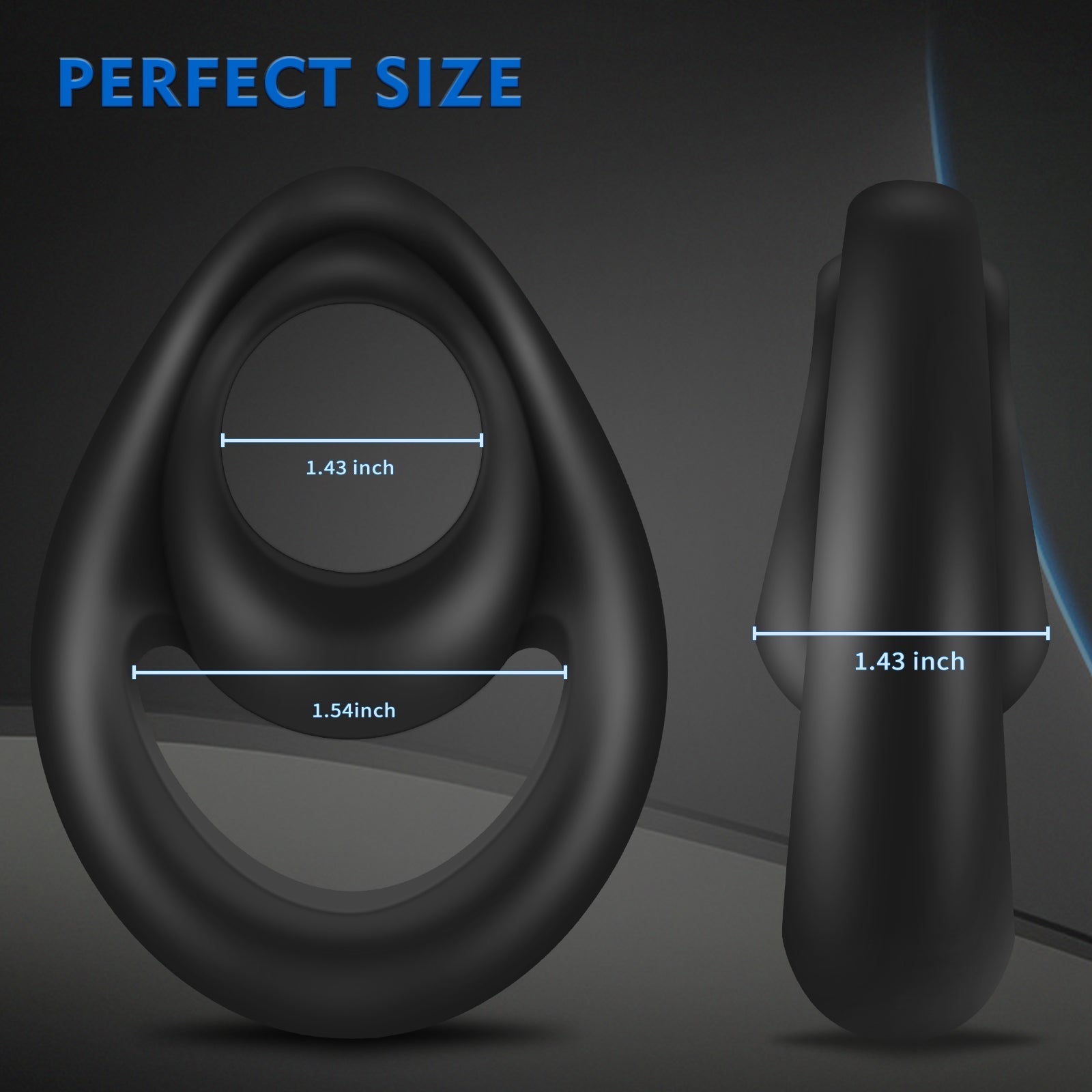 Silicone Penis Ring Male Erection Enhancing ALLOVER Cock Rings for Longer & Lasting Adult Toys