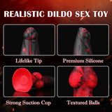 Plus Size Fantasy Monster Dildos Vibrator Sex Toys 8.7 inch Dog Canine Dildos K9 Adult Toy