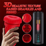 Male Masturbator Auto Heating Masturbation Cup Stroker LCD Display Adult Sex Toy