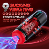 Male Masturbator Auto Heating Masturbation Cup Stroker LCD Display Adult Sex Toy