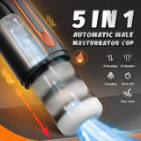 Male Masturbator Chris Automatic Heating Vibrating Thrusting Sucking Masturbation Cup Adult Toys for Man