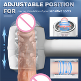 Telescopic Handheld Male Masturbator Hardy Masturbation Cup Adult Sex Toy for Man