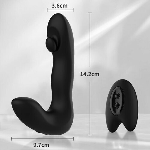 Remote Male Prostate Massager Horse Anal Vibrator with 10 Flapping & 10 Vibrating Modes