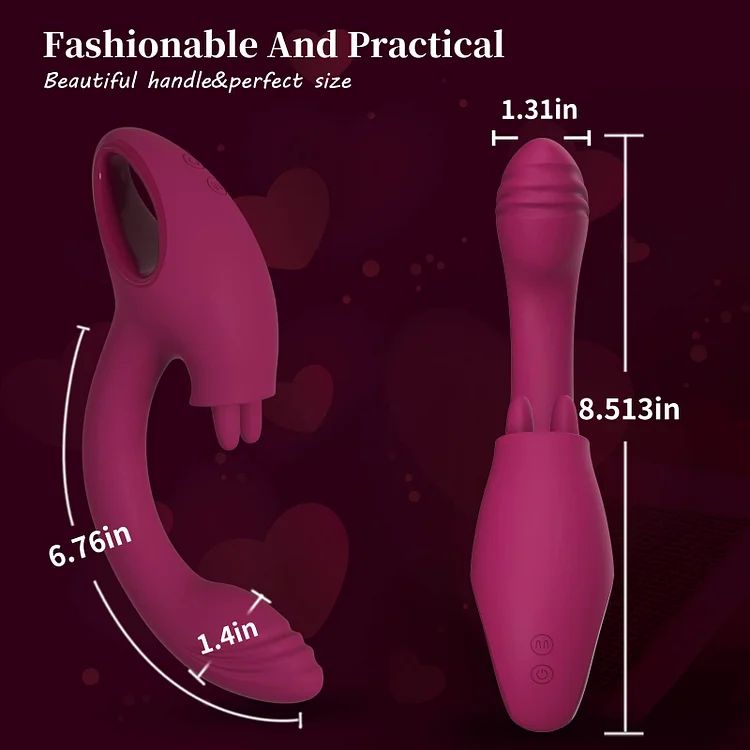 Lydia - Tongue Licking Vibrator G Spot Clit Stimulator Sex Toy for Woman