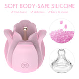 Rose Vibrator Clit Nipple Massager Adult Toys for Woman