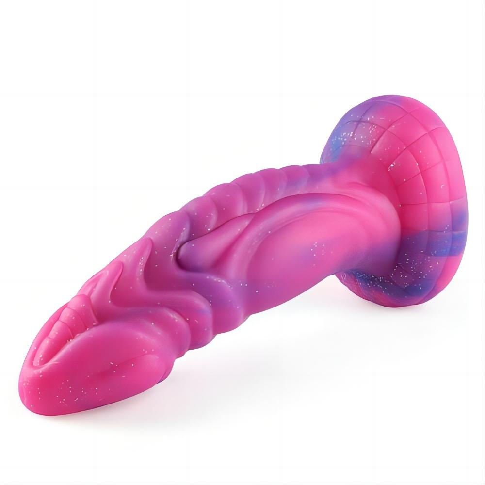 Monster Dildo Starry Liquid Silicone Dildos with Suction Cup Anal Plug Adult Toy