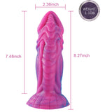 Monster Dildo Starry Liquid Silicone Dildos with Suction Cup Anal Plug Adult Toy