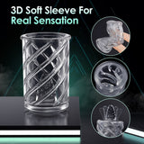 Male Masturbation Cup Boehler Rotating Tongue-Licking Water SPA Masturbator for Man Adult Toys