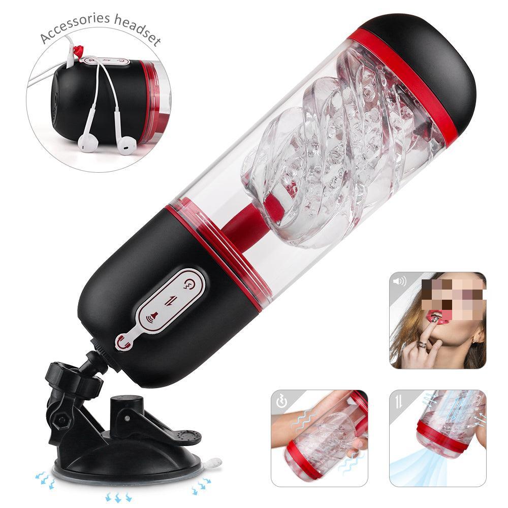 Auto Male Vacuum Penis Pump Vivek Erection Training Masturbator with Adjustable Suction Base Adult Toys for Man