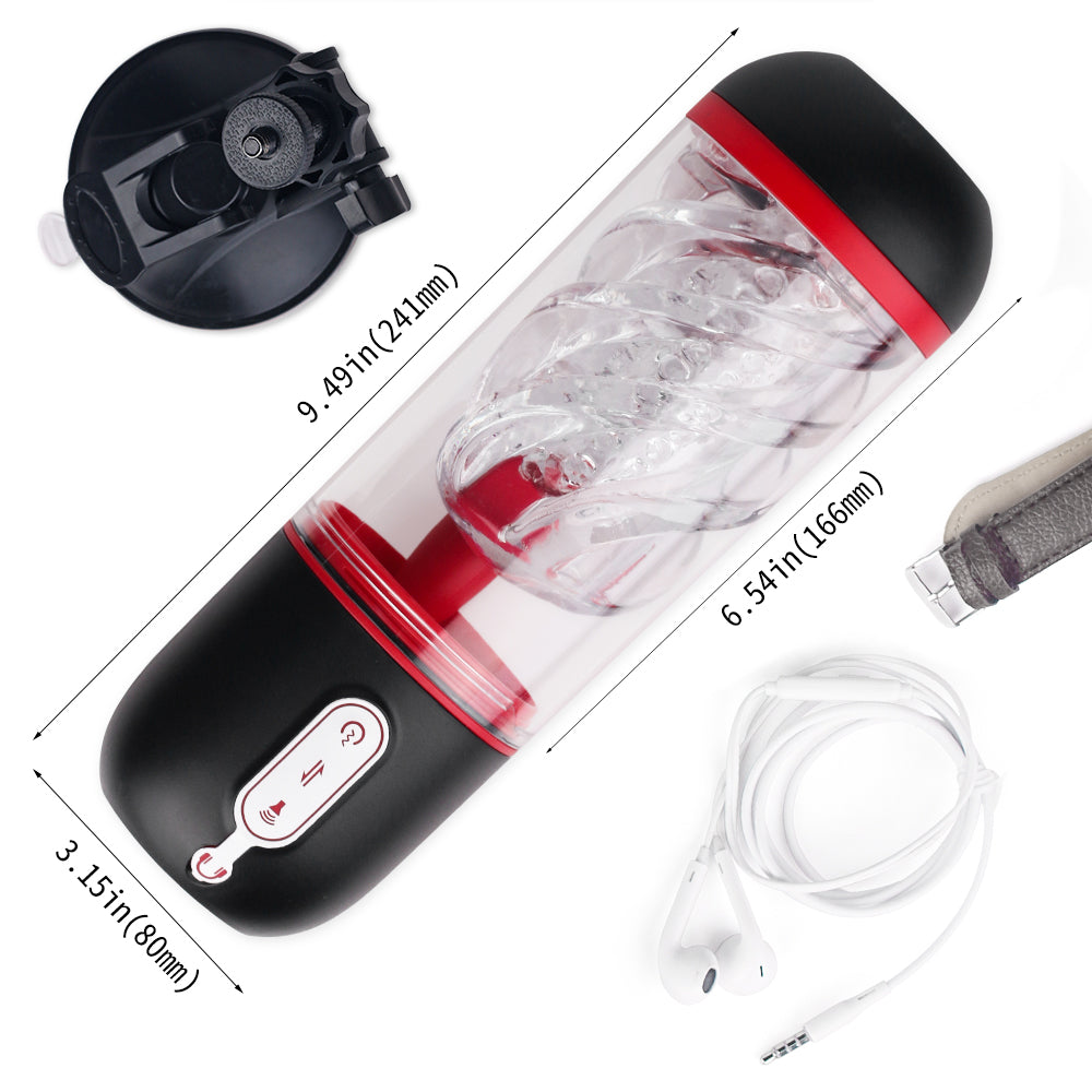 Auto Male Vacuum Penis Pump Vivek Erection Training Masturbator with Adjustable Suction Base Adult Toys for Man