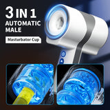 Male Masturbation Cup | Automatic Rotation Vibrations Handheld Masturbator Raiden Adult Sex Toys for Man