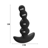 Rotating Beads Prostate Massager Remote Control Anal Beads Butt Plug Adult Toys