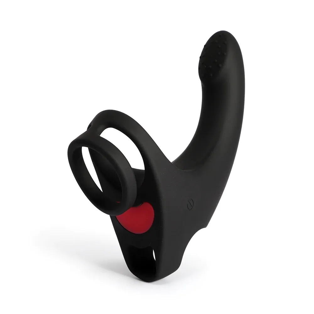 Male Anal Vibrator with Cock Ring Remote Vibrating Prostate Massager Sex Toys for Man