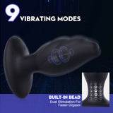 Vibrating Anal Vibrator Remote Control Butt Plugs Adult Sex Toy Large Size