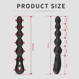 Vibrating Anal Beads Prostate Vaginal Vibrator Adult Sex Toys for Man Woman