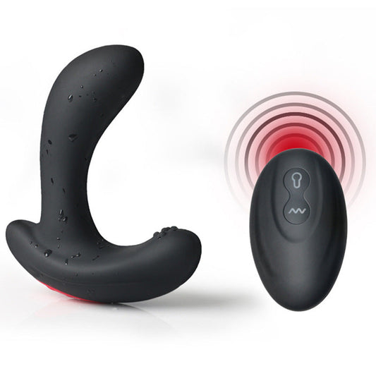 Inflatable Vibrating Prostate Massager Remote Air Pump Butt Plug Anal Sex Toy for  Man/Woman