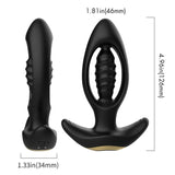 Anal Vibrator Male Prostate Massager Remote Control Butt Plug Adult Sex Toys